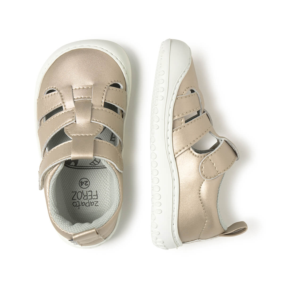 Irta Rocker SS26 - Dourado | Zapato Feroz.