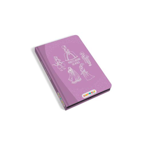 Tablet de Desenho C/ Ilustrações - Kidydraw Mini - Princesas