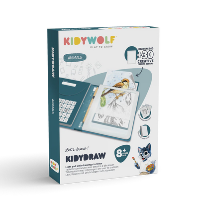 Tablet de Desenho C/ Luz - Kidydraw Pad 8+ | Kidywolf