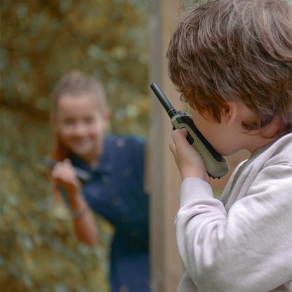 Walkie Talkie Kidytalk - Verde/Amarelo - Kidywolf