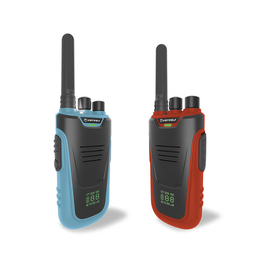 Walkie Talkie Kidytalk - Azul/Vermelho - Kidywolf