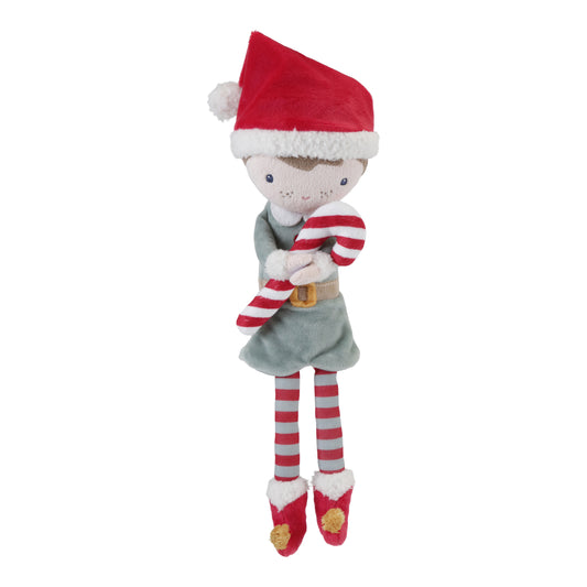 Boneco de Pano Jim - Elfo de Natal - 35 CM
