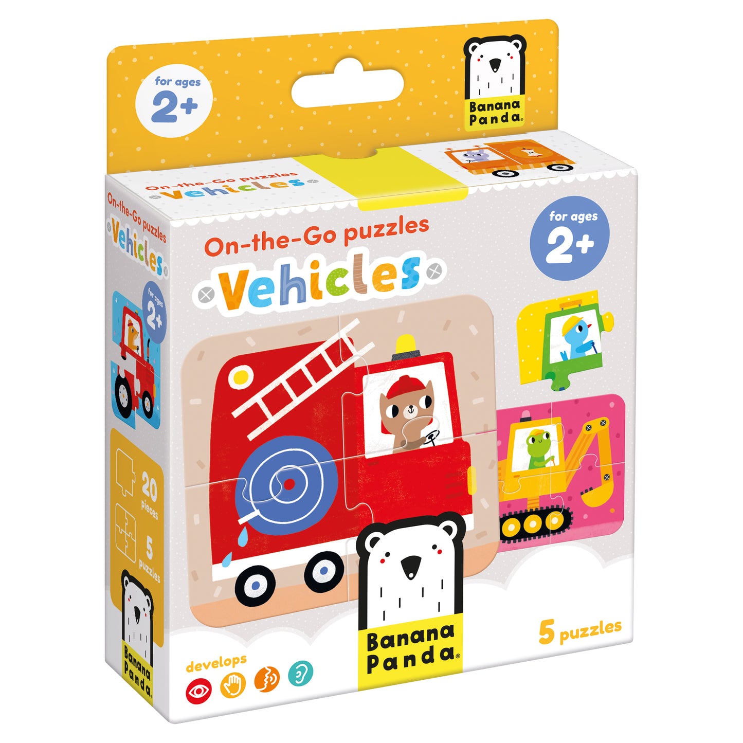 Puzzle On-the-Go - Vehicles | Banana Panda