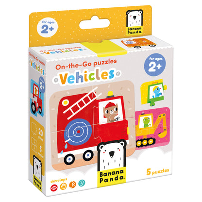 Puzzle On-the-Go - Vehicles | Banana Panda