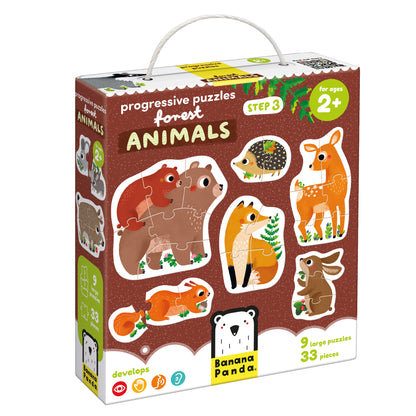 Puzzle Evolutivo - Animais da Floresta