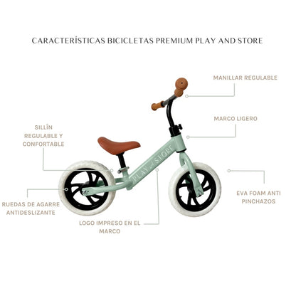 Bicicleta de Equilíbrio - Rosa | Play and Store