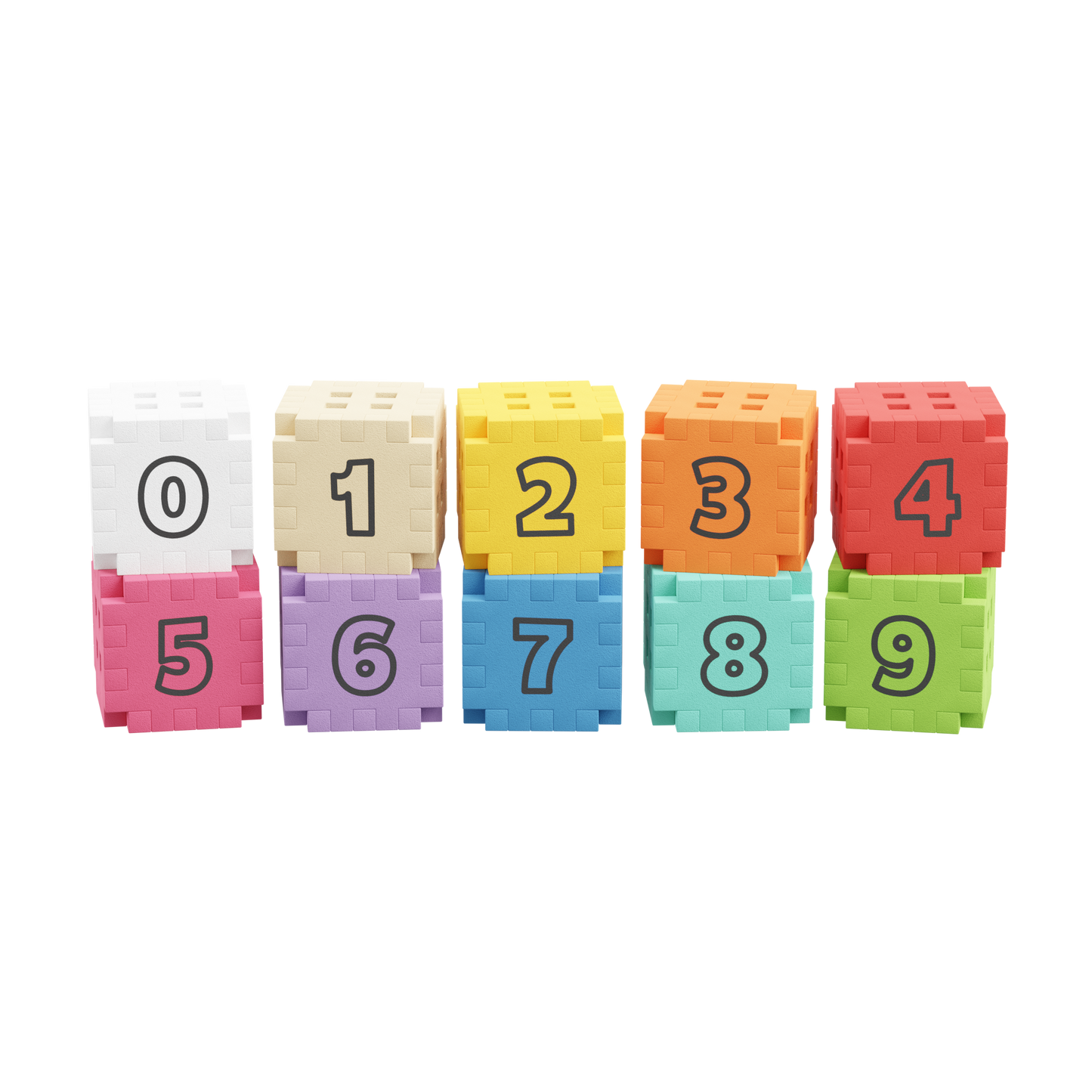 Marioinex - Mini Waffle Math Cubes