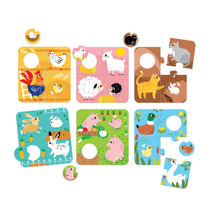 Puzzle - Match the Farm Animals