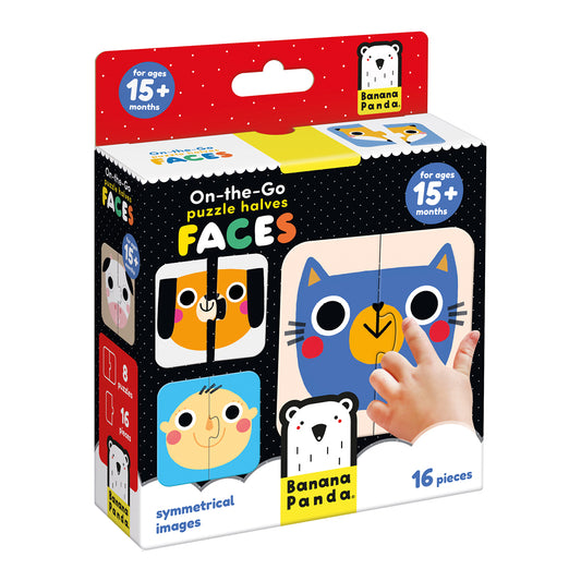Puzzle On-the-Go - Halves Faces | Banana Panda