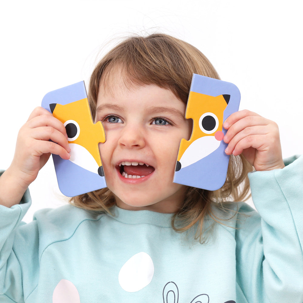 Puzzle On-the-Go - Halves Faces | Banana Panda