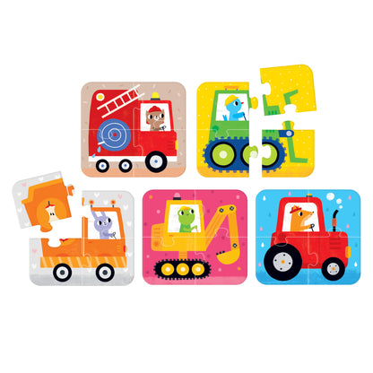 Puzzle On-the-Go - Vehicles | Banana Panda
