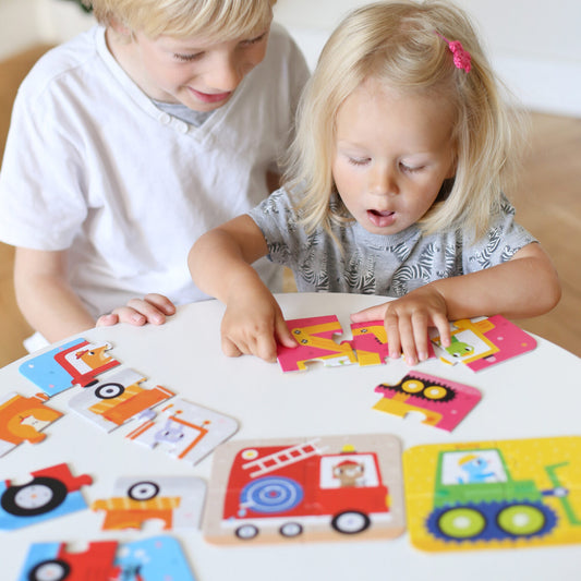 Puzzle On-the-Go - Vehicles | Banana Panda