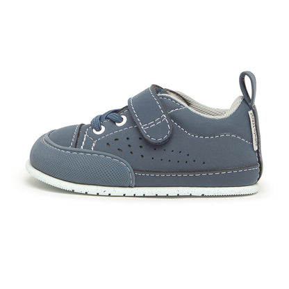 Ténis Paterna Feroz SS25 - Azul Denim | Microfibra Nobuck