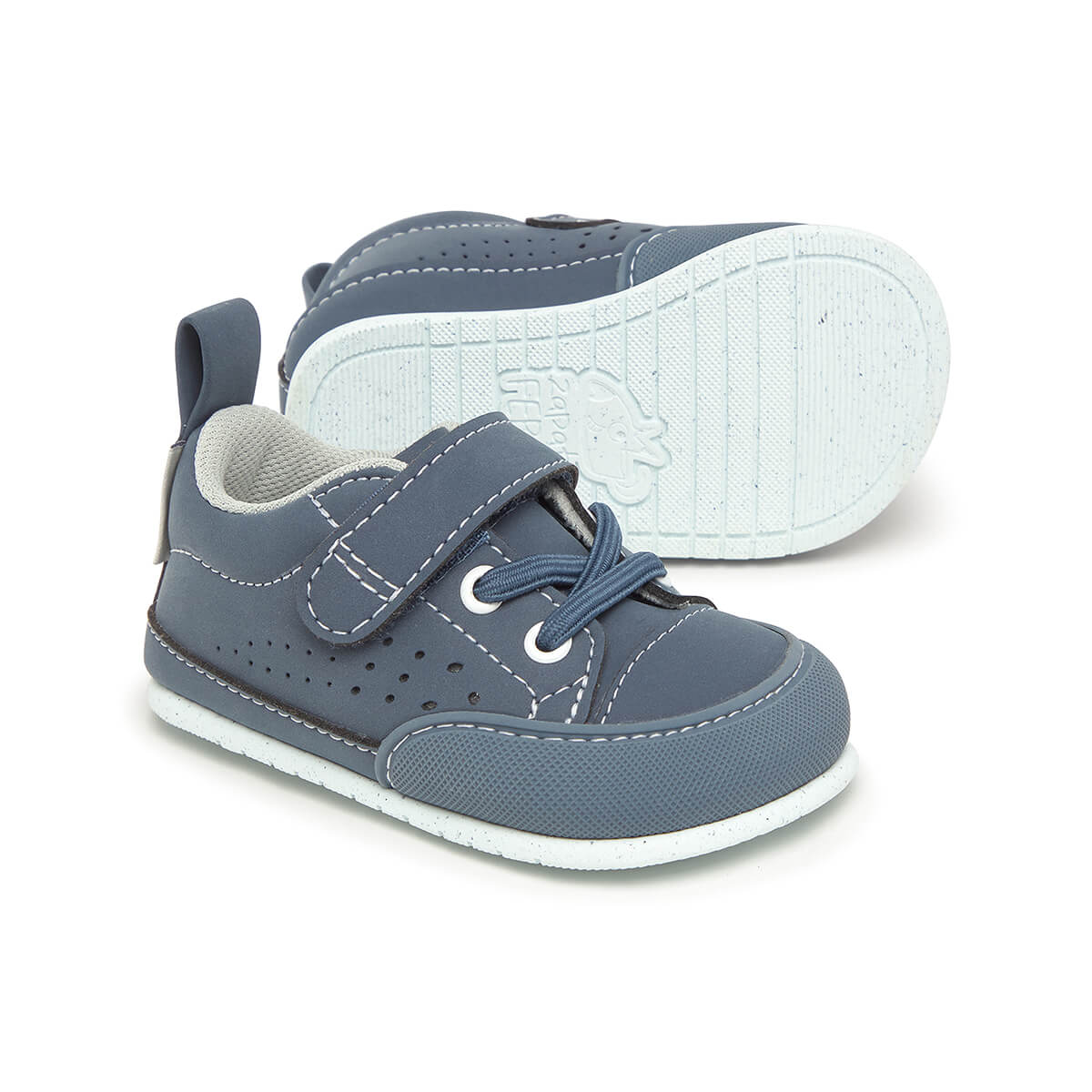 Ténis Paterna Feroz SS25 - Azul Denim | Microfibra Nobuck