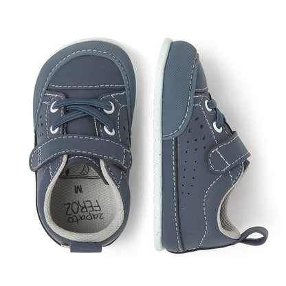 Ténis Paterna Feroz SS25 - Azul Denim | Microfibra Nobuck