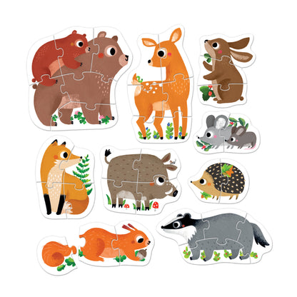 Puzzle Evolutivo - Animais da Floresta