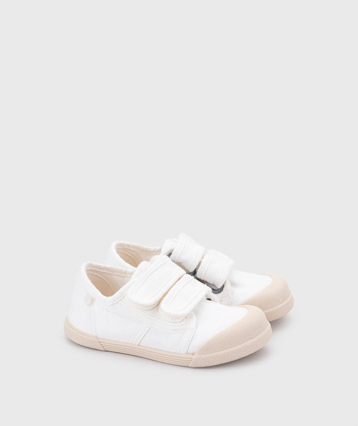 Ténis de Lona Duplo Velcro - Branco | Igor