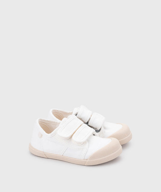 Ténis de Lona Duplo Velcro - Branco | Igor