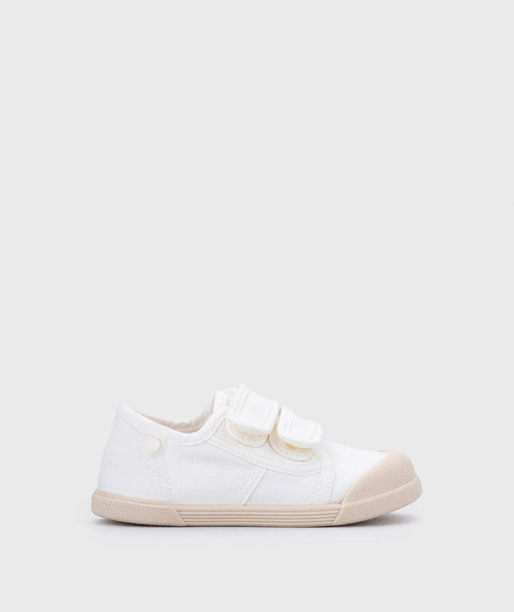 Ténis de Lona Duplo Velcro - Branco | Igor