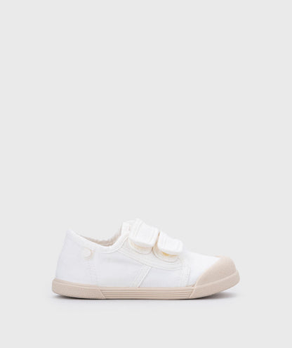 Ténis de Lona Duplo Velcro - Branco | Igor