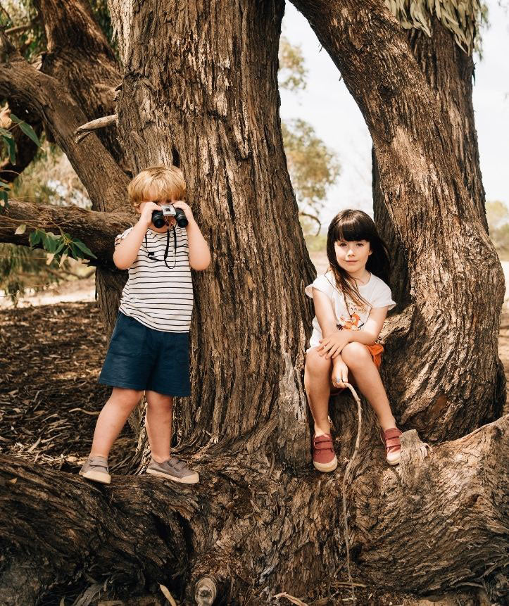 Ténis de Lona Duplo Velcro - Terracota | Igor