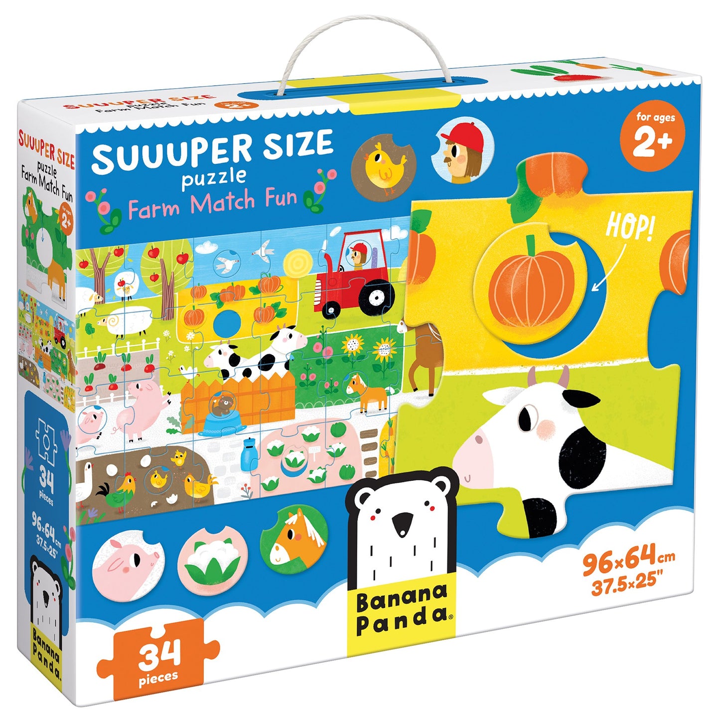 Puzzle Super Size - Encontre os Pares Quinta| Banana Panda