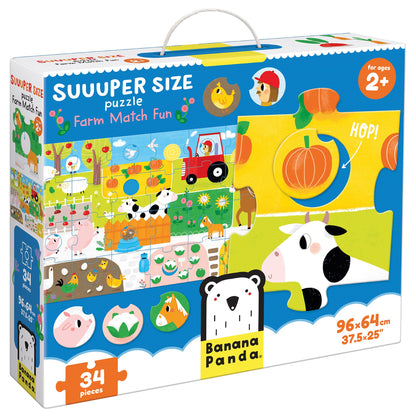 Puzzle Super Size - Encontre os Pares Quinta| Banana Panda