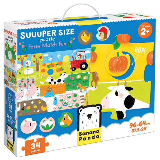 Puzzle Super Size - Encontre os Pares Quinta| Banana Panda