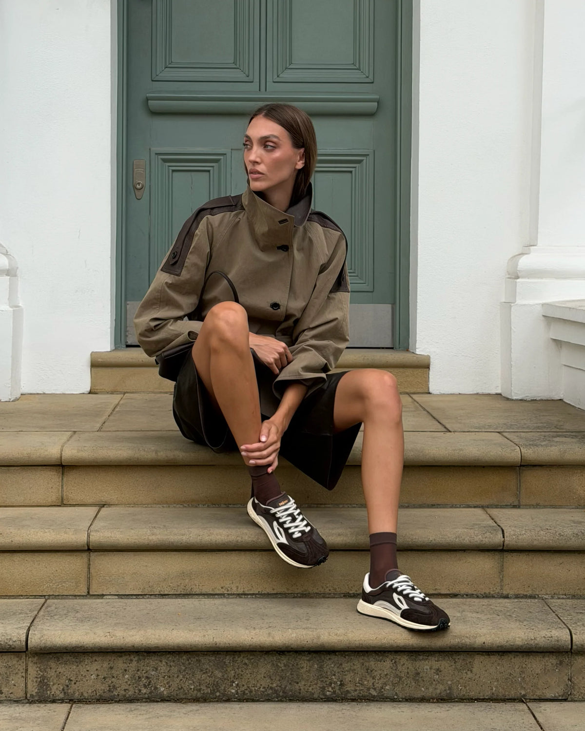 Ténis Melrose - Dark Brown | Lejan.