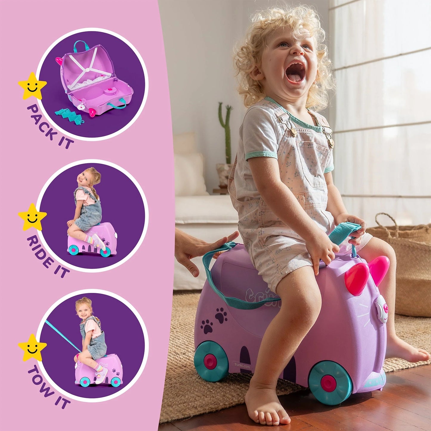 Mala de Avião - Gata Cassie | Trunki