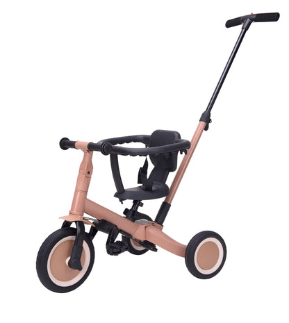 Triciclo 4-em-1 Com Puxador - Lio Castanho | Topmark