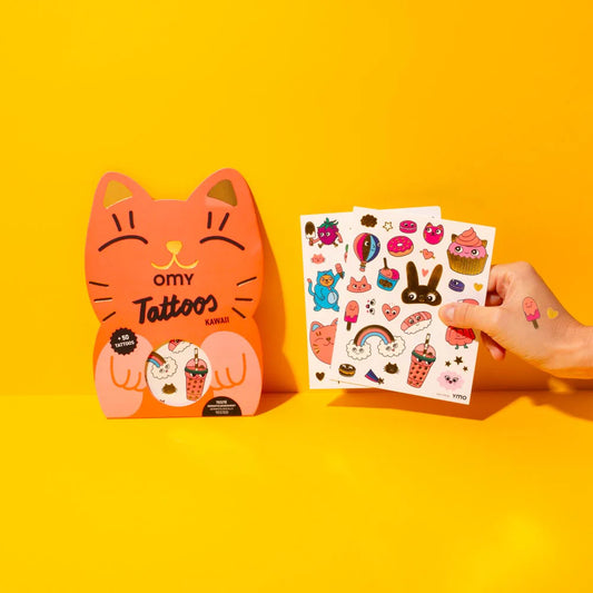 Tatuagens Temporárias Kawaii | Omy