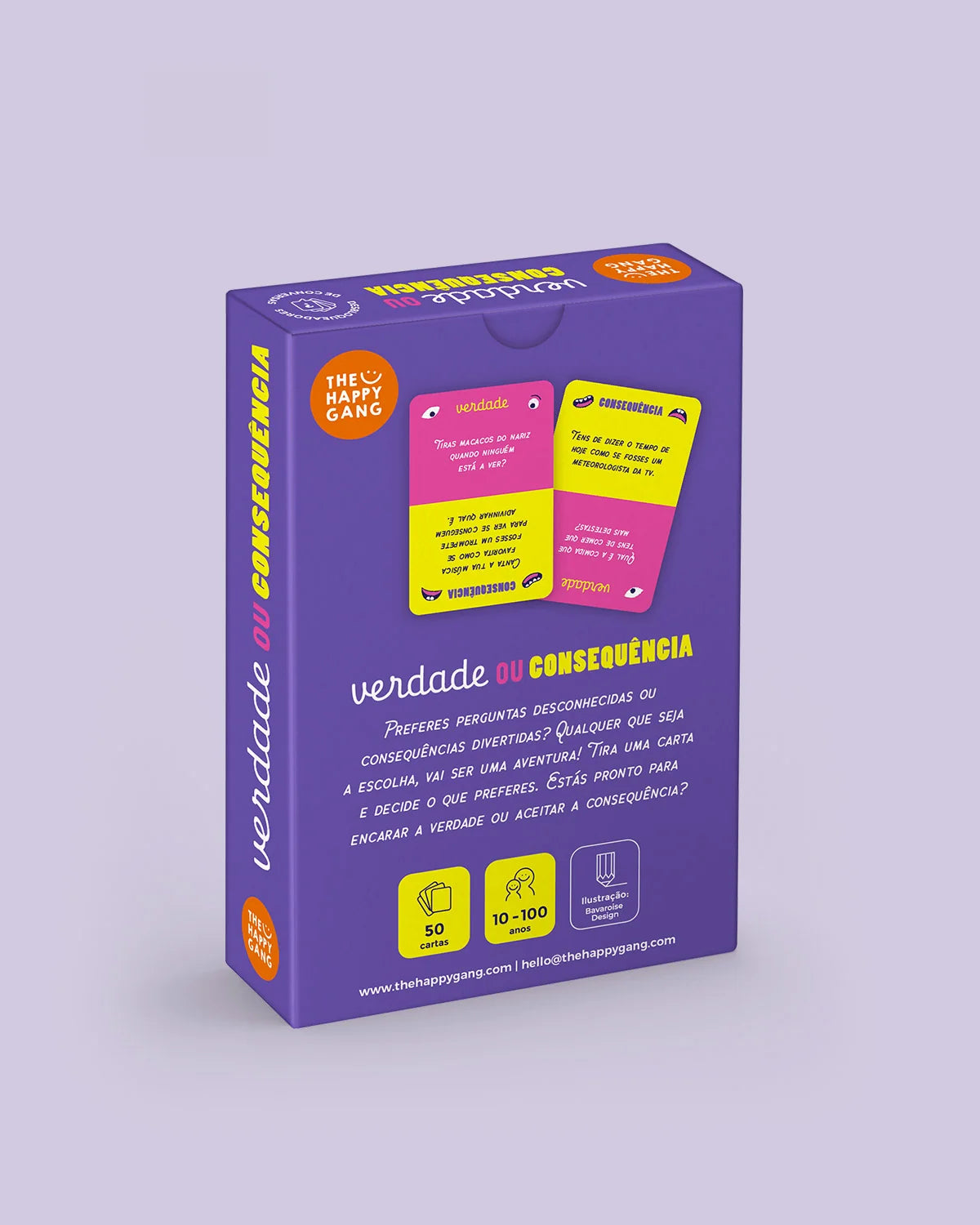 Jogo de Cartas - Verdade ou Consequência - The Happy Gang