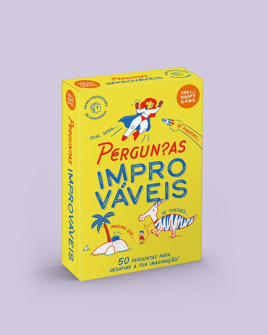 Jogo de Cartas - Perguntas Improváveis - The Happy Gang.