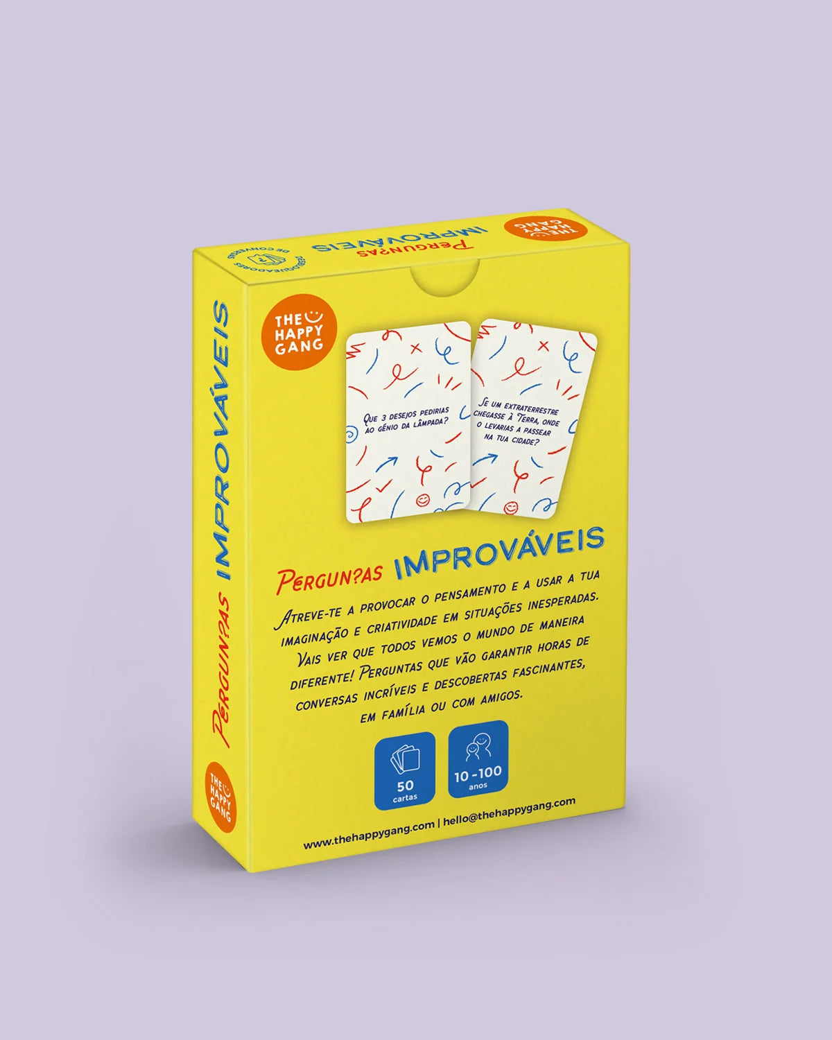 Jogo de Cartas - Perguntas Improváveis - The Happy Gang.