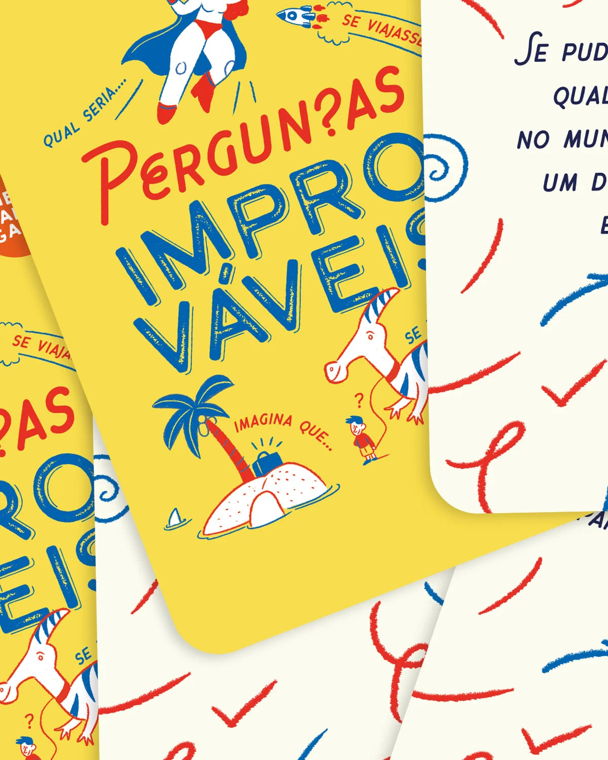 Jogo de Cartas - Perguntas Improváveis - The Happy Gang.