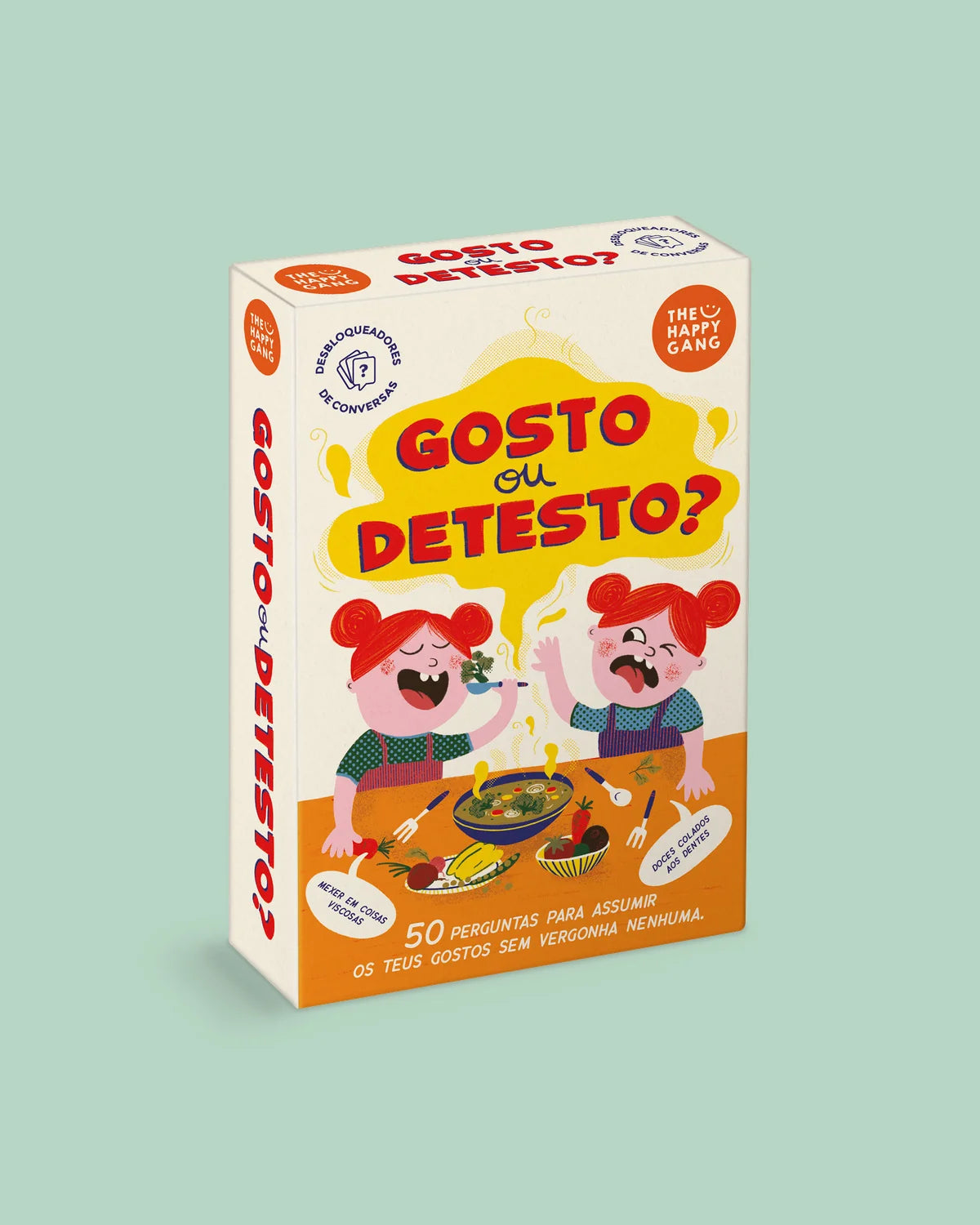 Jogo de Cartas - Gosto ou Detesto - The Happy Gang.