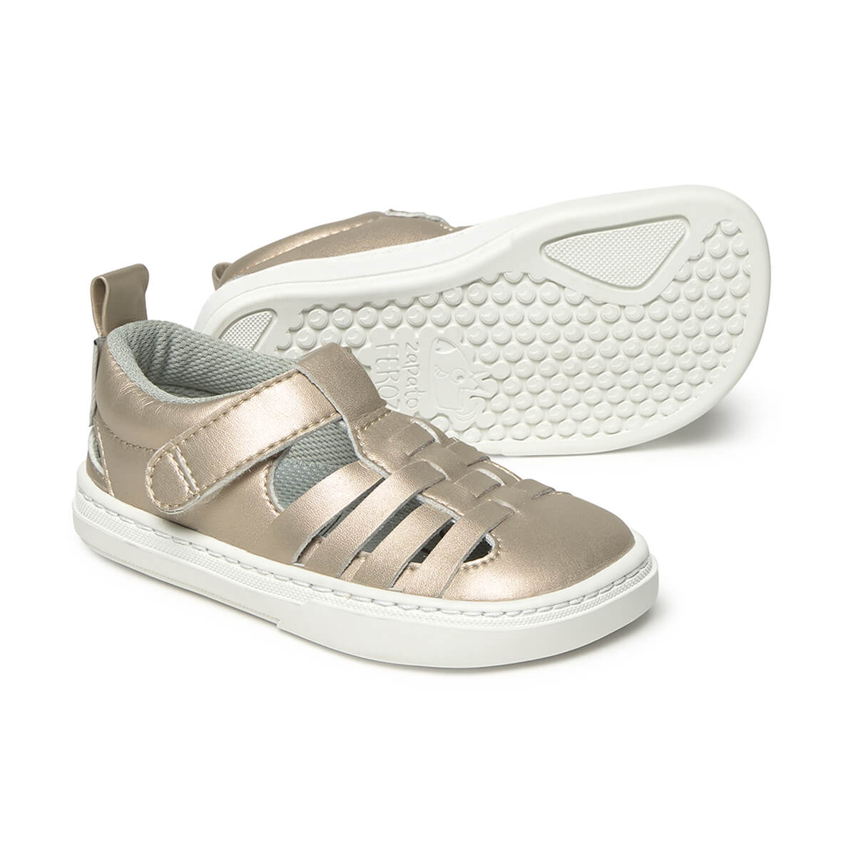 Sandálias Tabarca Rocker SS26 - Dourado | Zapato Feroz.