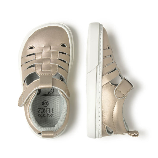 Sandálias Tabarca Rocker SS26 - Dourado | Zapato Feroz.