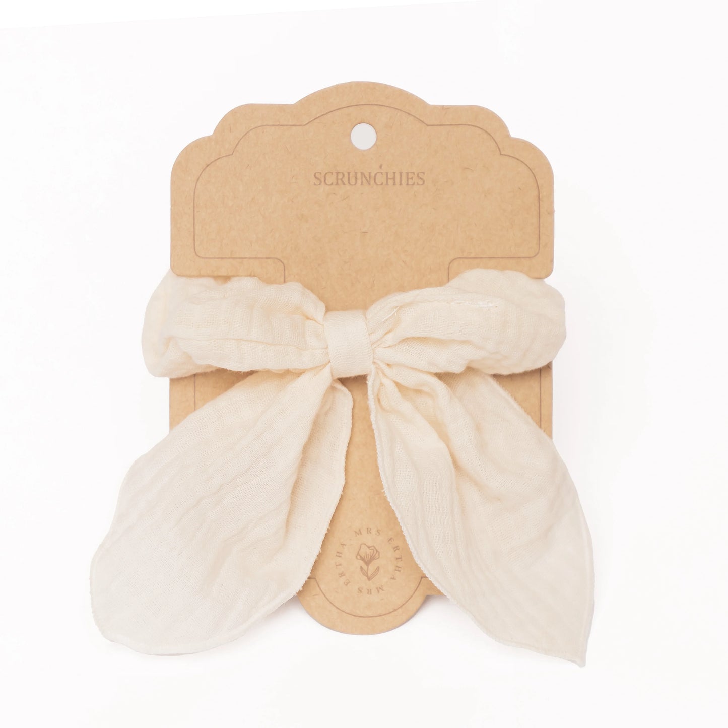 Scrunchies - Vanilla | Mrs. Ertha