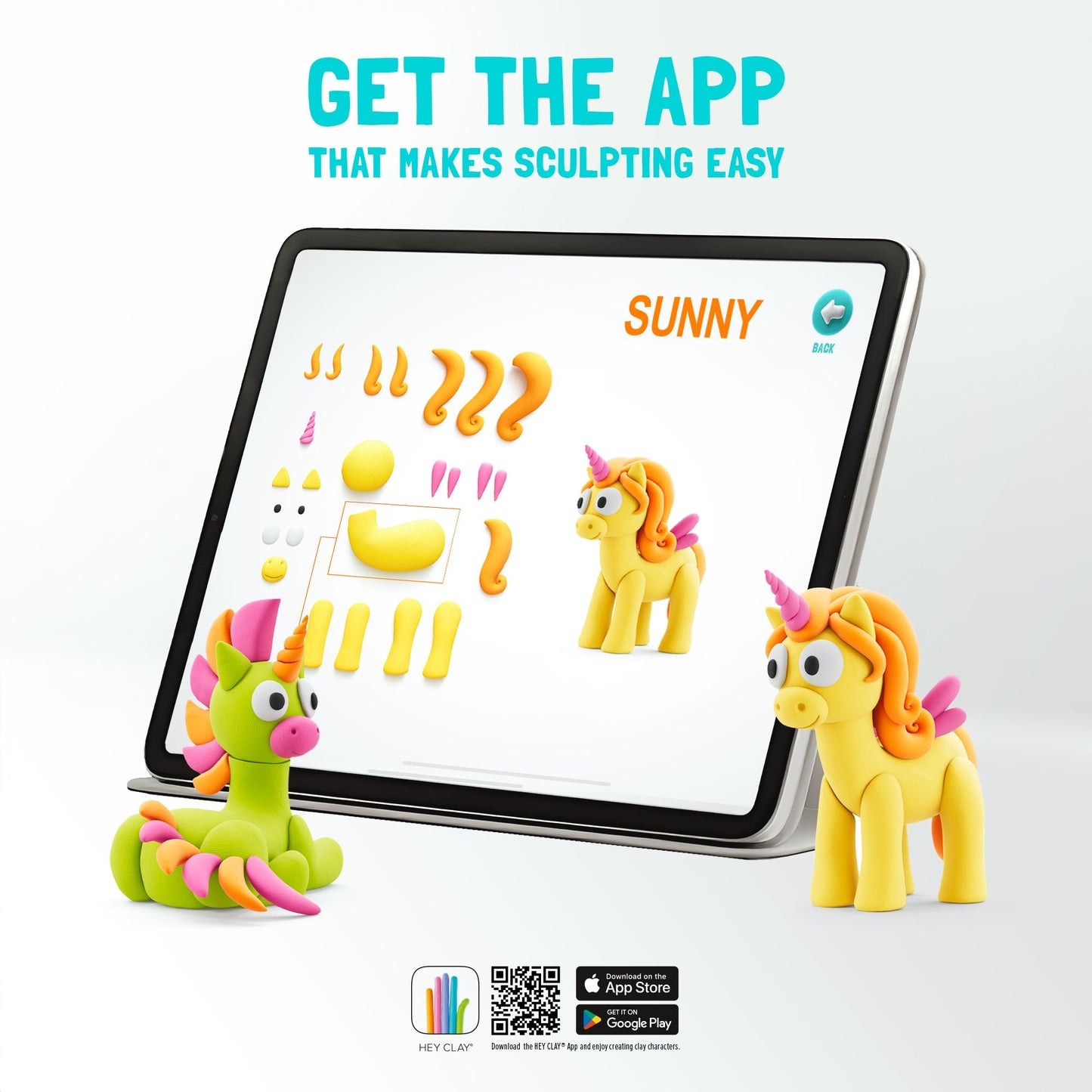 Massas de Modelar - Rainbow Unicorns | HEY CLAY