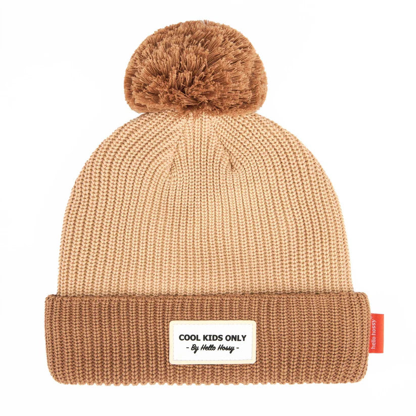 Gorro Criança - Color Block Coffee