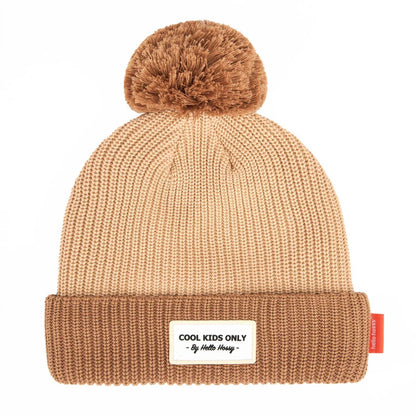 Gorro Criança - Color Block Coffee