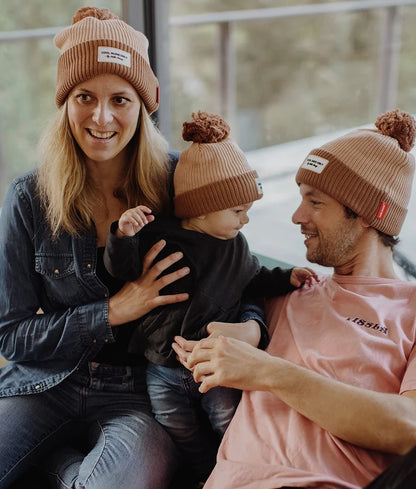 Gorro Criança - Color Block Coffee - Hello Hossy