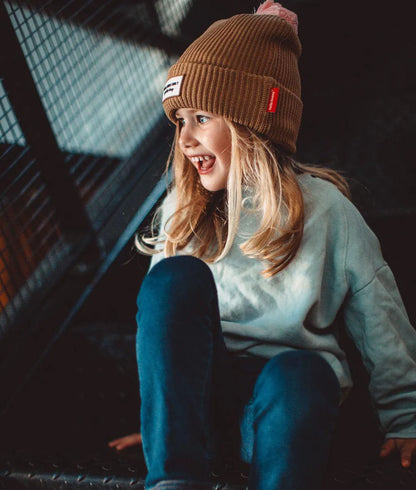 Gorro Criança - Color Block Macaroon