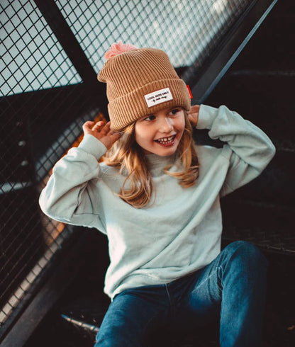 Gorro Criança - Color Block Macaroon
