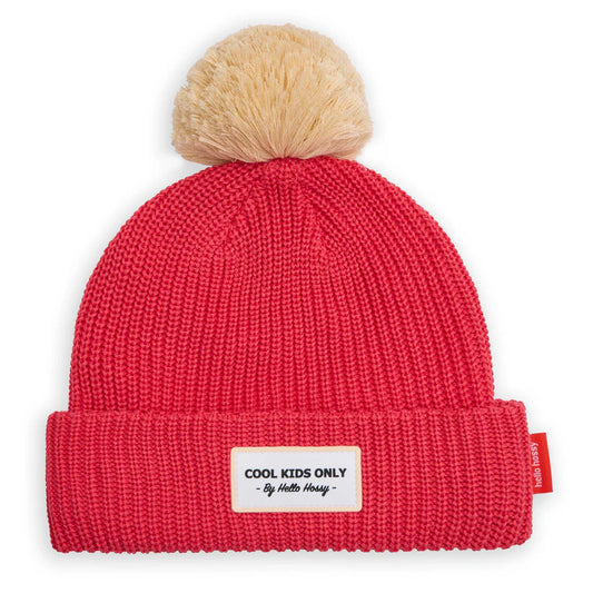 Gorro Criança - Color Block Framboise