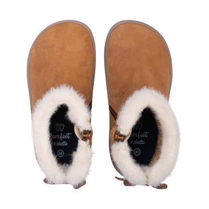 Botas com Pêlo - Laço Camel | Chetto
