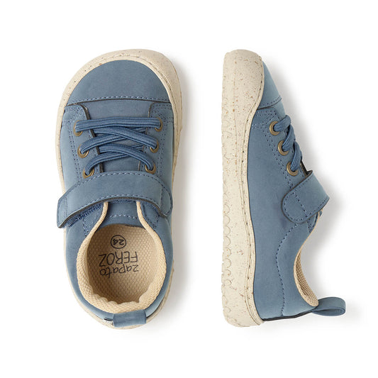 Ténis Paterna Rocker AW25 - Azul Denim | Microfibra Nobuck