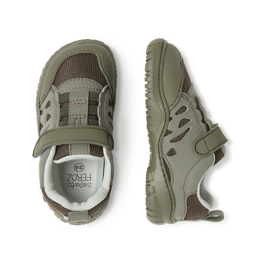 Ténis Onil Rocker AW25 - Kaki | Microfibra Nobuck
